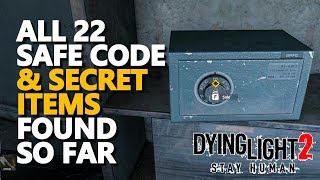 All Safe Code Dying Light 2 [upl. by Freyah]