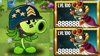 PvZ 2 Funny  Every Plant Vs Super CRAZY Red Queen Imp Zombie Level 100 Super Speed [upl. by Borgeson]