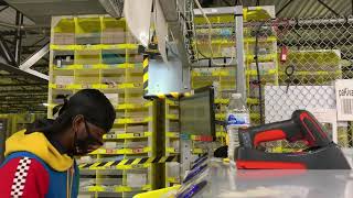 Day in the life of an amazon warehouse stower inside footage [upl. by Nylac]