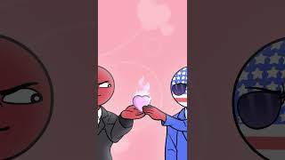 PASSING EACH OTHERS HEARTS 💔 countryhumans [upl. by Delila]