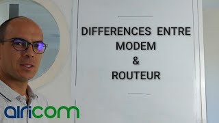 Différences entre un modem et un routeur [upl. by Aicilanna]