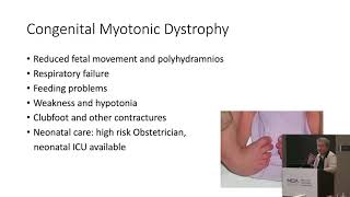 Congenital and Childhood Myotonic Dystrophy [upl. by Housen]