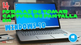 4 formas de tomar captura de pantalla en windows 10 PC  Laptop [upl. by Symons8]