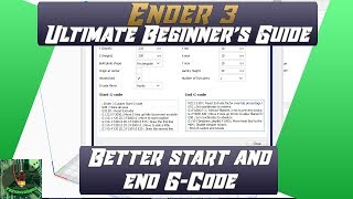 Start and End G code For the Ender 3  01 [upl. by Fabron]