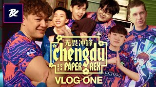 Paper Rex in Chengdu  VALORANT Radiant Asia Invitational VLOG 1 [upl. by Anaidiriv]