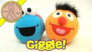 Sesame Street Bert amp Ernie Elmo amp Cookie Monster Giggle Balls [upl. by Tibold86]