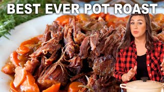 How To Make Perfect Pot Roast From the Stovetop To the Oven  A Roast Beef Dutch Oven Recipe [upl. by Aivun]