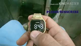 how to set touch screen casio digital watch [upl. by Lledyr]