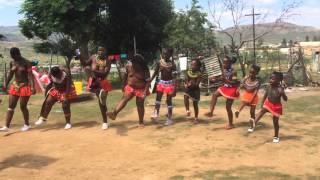 Umhlonyane ceremony by Zulu maidens part 1 [upl. by Leodora]