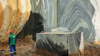 Macarani pegmatite  dimension stone quarry in Bahia Brazil [upl. by Thayer]