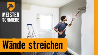 Wände streichen  HORNBACH Meisterschmiede [upl. by Marinelli]