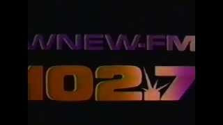 1985 WNEW 1027 FM New York commercial [upl. by Britteny]