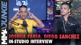 Diego Sanchez Joshua Fabia speak to MMA Junkies John Morgan [upl. by Stochmal820]