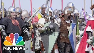 For Glory amp Honor Medieval Reenactors Go To Battle  Originals  NBC News [upl. by Sefton230]