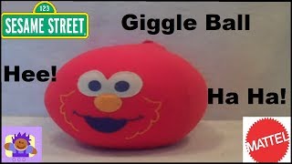 2000 Sesame Street Elmo Giggling Plush Toy Ball By Mattel [upl. by Ideih]