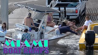 Captain Needs Help Docking  Miami Boat Ramps  Boynton Beach [upl. by Dlarej]