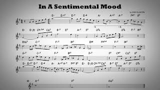 In a sentimental mood  Play along  Bb instruments [upl. by Eniamahs]