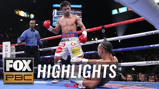 Manny Pacquiao vs Keith Thurman Full Fight  HIGHLIGHTS  PBC ON FOX [upl. by Eustasius547]