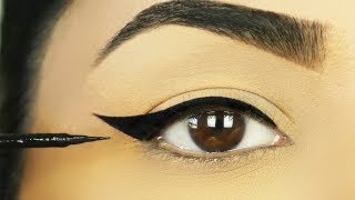 These 3 Easy WINGED EYELINERS FOR HOODED EYES are a must try [upl. by Dnana]