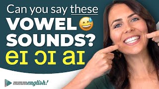 Pronunciation Practice 👄 Difficult Vowel Sounds DIPHTHONGS [upl. by Phillipp]