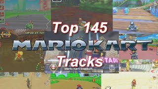 Top 145 Mario Kart Tracks [upl. by Ollopa]