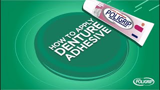 How To Apply Denture Adhesive [upl. by Hnid923]