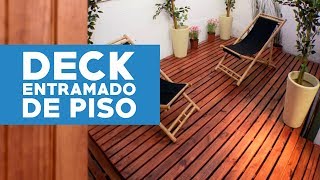 ¿Cómo construir un deck o entramado de piso [upl. by Aipmylo]