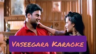 Vaseegara Karaoke  Lyrics  Minnale  Harris Jayaraj  HD 1080P [upl. by Sutherlan578]