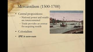 Liberalism Mercantilism and Political Economy [upl. by Idonah]