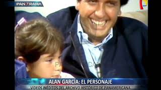 INÉDITO  Alan García en el archivo histórico de Panamericana Televisión [upl. by Alleahcim]