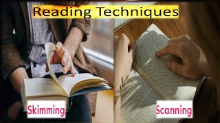 Skimming and Scanning  Reading Techniques [upl. by Trebo]