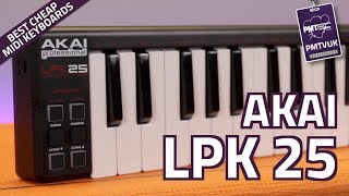 Akai LPK 25 Portable USB MIDI Keyboard  Review amp Demo [upl. by Aurilia]