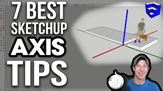 7 BEST SKETCHUP AXIS TIPS [upl. by Edee]