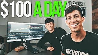 HOW TO MAKE 100 A DAY AS A BEGINNER INVESTOR [upl. by Garv]