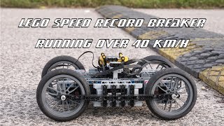 Fastest Lego Technic car powered by BuWizz  speed record breaker over 40 kmh [upl. by Libbie]