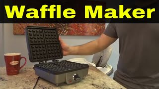 How To Use A Waffle MakerTutorial For Making Waffles [upl. by Anastatius]