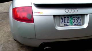 Audi TT 18T Straight Pipe Exhaust [upl. by Hettie]