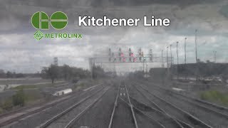 GO Transit Kitchener Line Toronto to Guelph on VIA Rail Timelapse [upl. by Nerehs]