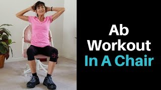 Seated Ab Workout For Seniors [upl. by Yrrem]