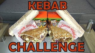 KEBAB CHALLENGE Nejoblíbenější druhy kebabu [upl. by Adroj]