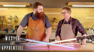 Master amp Apprentice Star Wars  Custom Lightsabers  Rooster Teeth [upl. by Bradstreet]