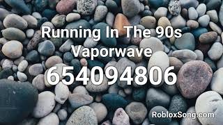 Running In The 90s Vaporwave Roblox ID  Music Code [upl. by Idnym]