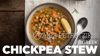 Greek chickpea stew  Akis Petretzikis [upl. by Diskin970]