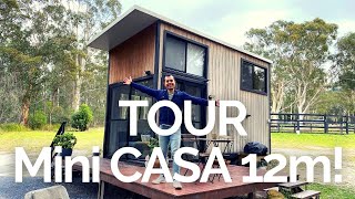 Tour MINI CASA De 12 METROS CUADRADOS Tiny House 😱🏡🌎  MINIMALISMO [upl. by Ocnarfnaig]