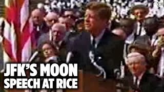 Kennedys famous moon speech at Rice University [upl. by Ammej712]