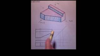 Beginning Orthographic Projection [upl. by Asinla482]