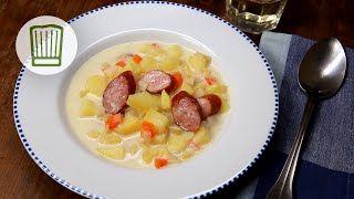 Einfache Kartoffelsuppe Rezept chefkoch [upl. by Lynde474]