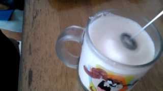 Aerolatte Review Frothing Cold Milk In Under 1 Minute [upl. by Bella]