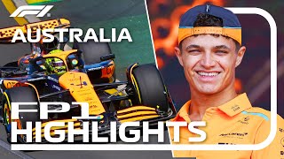 FP1 Highlights  2024 Australian Grand Prix [upl. by Gretal]