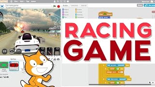 Scratch Tutorial How to create an awesome Racing Game [upl. by Adina]